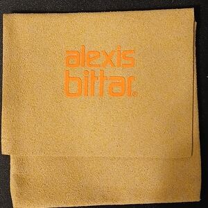 Alexis Bittar Brown Suede Jewelry Pouch